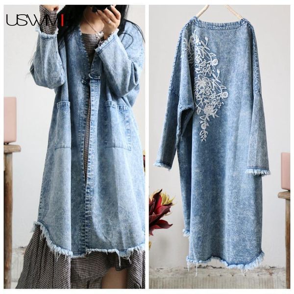 women's trench coats 2021 denim coat embroidery fashion single button v-neck solid color double pocket hem burr plus size cowboy uswmie, Tan;black
women's trench coats 2021 denim coat embroidery fashion single button v-neck solid color double pocket hem burr plus size cowboy uswmie, Tan;black