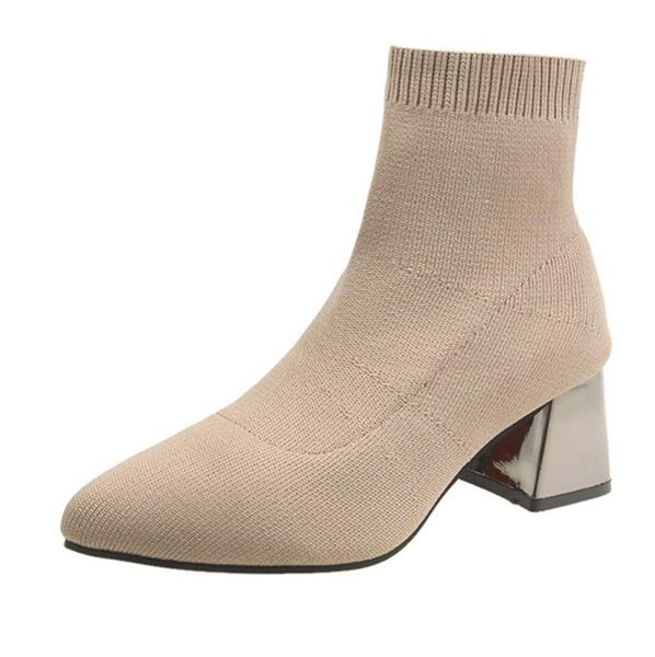 boots 2021 women winter ankle fashion womens stretch socks chunky high heels pointed toe shoes 35-41, Black
boots 2021 women winter ankle fashion womens stretch socks chunky high heels pointed toe shoes 35-41, Black
