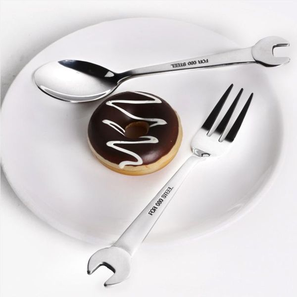 spoons salad stainless steel fruit 1pc dessrt fork home supplies kitchen tools creative spoon tableware wrench shape
spoons salad stainless steel fruit 1pc dessrt fork home supplies kitchen tools creative spoon tableware wrench shape