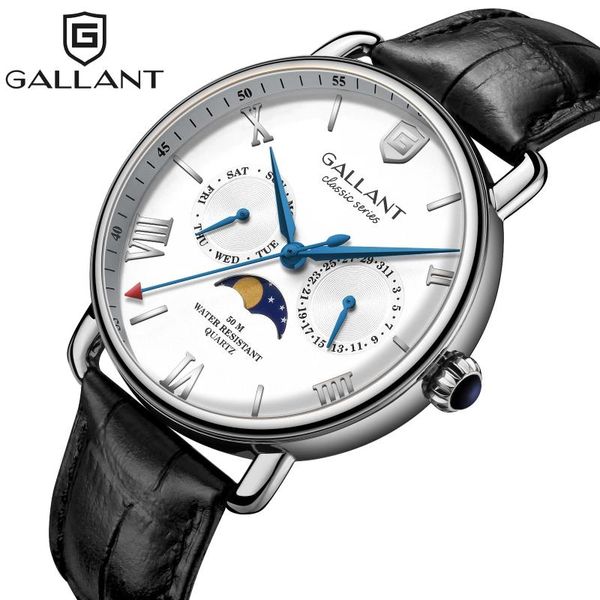 wristwatches luxury mens watch 5atm waterproof men's wrist moon phase calendar quartz leather strap dress watches for men, Slivery;brown
wristwatches luxury mens watch 5atm waterproof men's wrist moon phase calendar quartz leather strap dress watches for men, Slivery;brown