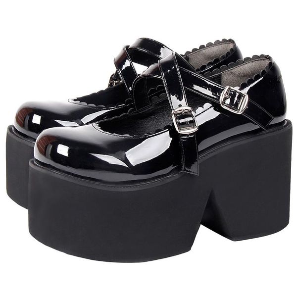 dress shoes angelic imprint woman girl lolita cosplay lady high heels wedges pumps women party princess 9606 pl 10cm, Black
dress shoes angelic imprint woman girl lolita cosplay lady high heels wedges pumps women party princess 9606 pl 10cm, Black