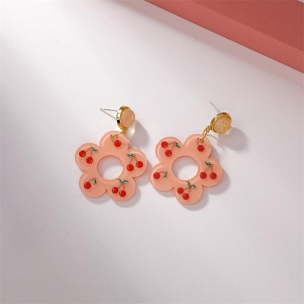 dangle & chandelier ins acrylic summer cherry pattern hollow flower shape drop earrings for women girls cute sweet ear jewelry accessories g, Silver
dangle & chandelier ins acrylic summer cherry pattern hollow flower shape drop earrings for women girls cute sweet ear jewelry accessories g, Silver