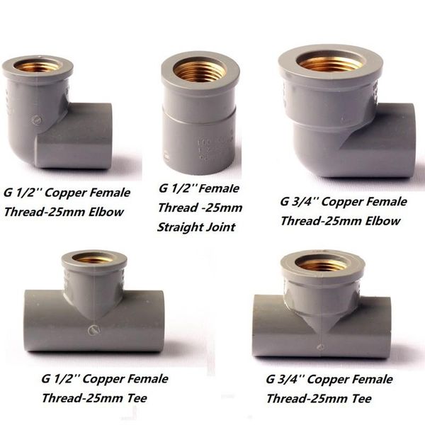 watering equipments g 1/2'' and 3/4'' copper female thread x 25mm straight/elbow/tee pvc pipe connectors garden irrigati
watering equipments g 1/2'' and 3/4'' copper female thread x 25mm straight/elbow/tee pvc pipe connectors garden irrigati