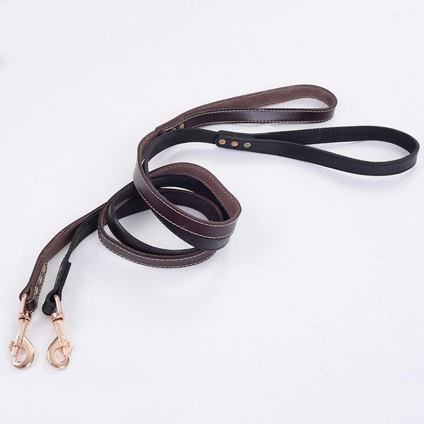 strong leather dog for medium large dogs flat rope comfortable handle metal p chain buckle traction collars & leashes
strong leather dog for medium large dogs flat rope comfortable handle metal p chain buckle traction collars & leashes