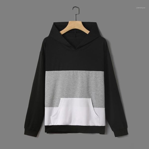 men's hoodies & sweatshirts 2021 european american autumn winter long-sleeved stitching trendy hooded pullover sweatshirt clothing, Black
men's hoodies & sweatshirts 2021 european american autumn winter long-sleeved stitching trendy hooded pullover sweatshirt clothing, Black