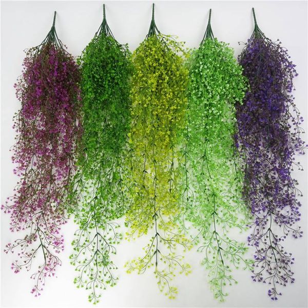 decorative flowers & wreaths 113cm big size artificial plant rattan wall hanging vine home garland garden wedding decor golden bell green le
decorative flowers & wreaths 113cm big size artificial plant rattan wall hanging vine home garland garden wedding decor golden bell green le