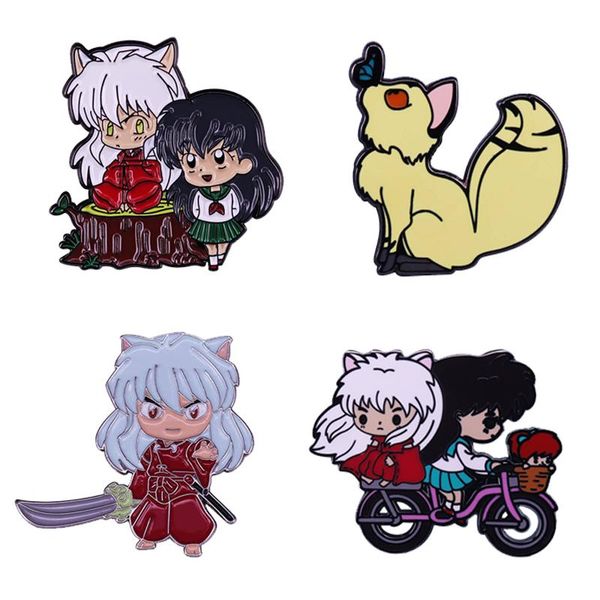 pins, brooches inuyasha theme enamel pin cute kirara kiss butterfly brooch inu kagome cycling adventure classic anime badge, Gray
pins, brooches inuyasha theme enamel pin cute kirara kiss butterfly brooch inu kagome cycling adventure classic anime badge, Gray