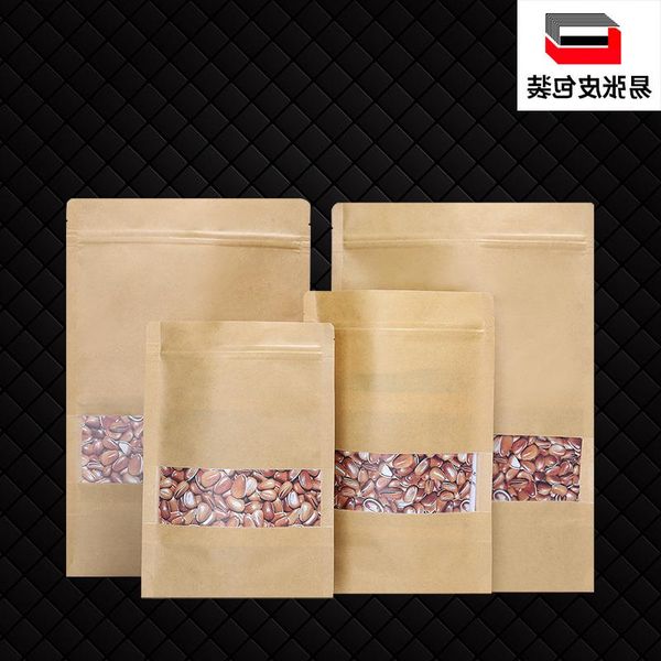 paper bag self-standing packaging window single open ziplock kraft handbag food self-supporting gift gwxon
paper bag self-standing packaging window single open ziplock kraft handbag food self-supporting gift gwxon