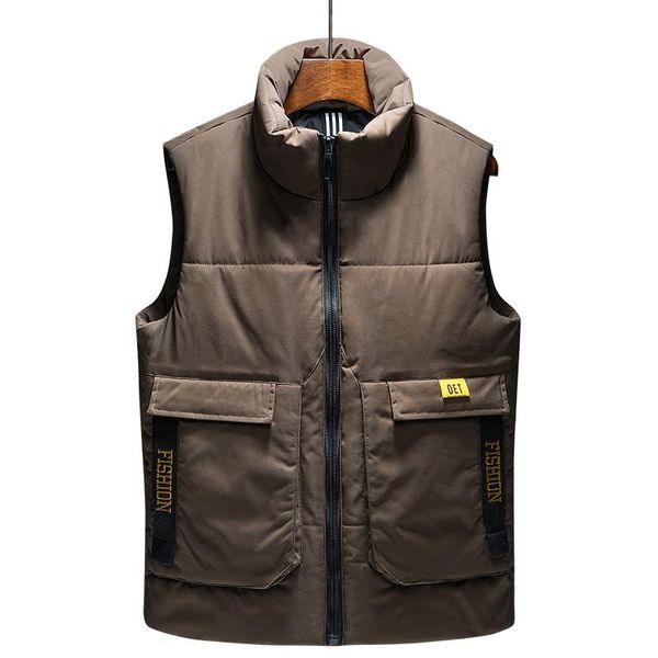 men's vests down cotton vest autumn winter korean version fashion trend waistcoat leisure handsome boys' large size 105kg, Black;white
men's vests down cotton vest autumn winter korean version fashion trend waistcoat leisure handsome boys' large size 105kg, Black;white