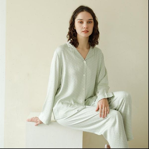 soft viscose long sleeve turn womens sleepwears down collar pajama sets pants white dot light green loose sleepwear spring autumn, Black;red
soft viscose long sleeve turn womens sleepwears down collar pajama sets pants white dot light green loose sleepwear spring autumn, Black;red