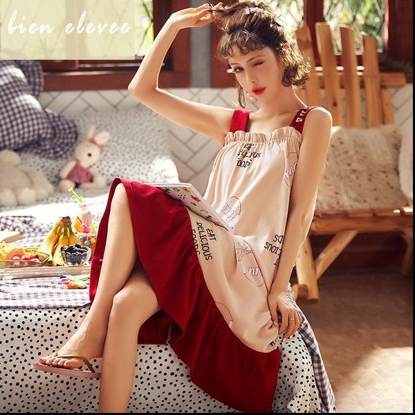 summer big size nightdress sling women sleepwear nightgown cotton lingerie long loose ladies homewear sleeveless pijama, Black;red
summer big size nightdress sling women sleepwear nightgown cotton lingerie long loose ladies homewear sleeveless pijama, Black;red
