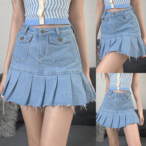 skirts harajuku punk y2k denim mini pleated skirt summer fashion women solid color high waist bag hip, Black
skirts harajuku punk y2k denim mini pleated skirt summer fashion women solid color high waist bag hip, Black
