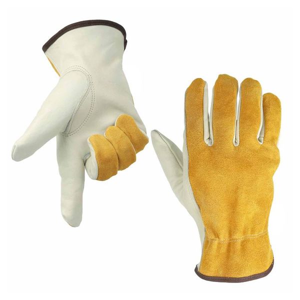 disposable gloves household working cowhide gardening leather work for digging planting garden hand protection tool
disposable gloves household working cowhide gardening leather work for digging planting garden hand protection tool
