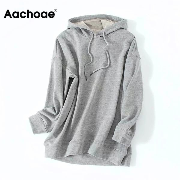 aachoae gray color casual hooded hoodies women loose batwing long sleeve sweatshirts lady soft home style hoodie autumn spring 210413, Black
aachoae gray color casual hooded hoodies women loose batwing long sleeve sweatshirts lady soft home style hoodie autumn spring 210413, Black