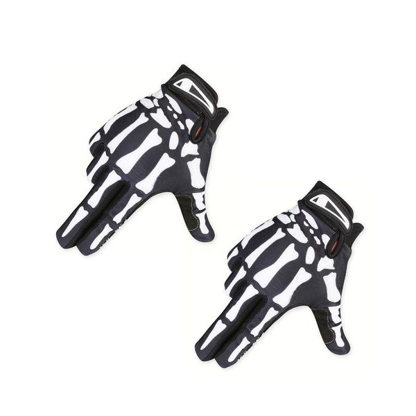 pair wear-resistant motorcycle gloves long finger bone full skull warm for skiing riding climbing cycling, Black
pair wear-resistant motorcycle gloves long finger bone full skull warm for skiing riding climbing cycling, Black
