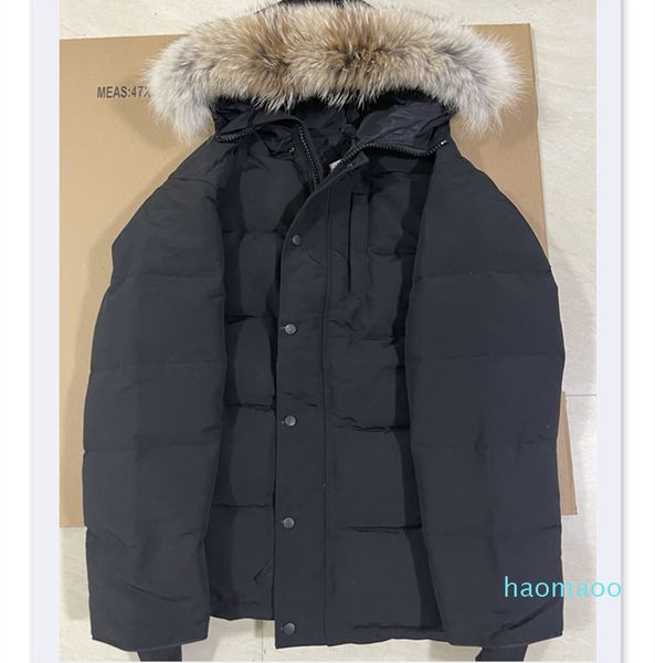 designer-fashion autumn winter style men jackets mens down coats windbreaker parkas classic clothing fur, Black
designer-fashion autumn winter style men jackets mens down coats windbreaker parkas classic clothing fur, Black