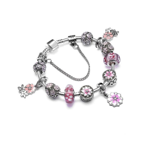 charm bracelets fashion silver charms bracelet bangle for women crystal flower love beads original fit brand jewelry drop, Golden;silver
charm bracelets fashion silver charms bracelet bangle for women crystal flower love beads original fit brand jewelry drop, Golden;silver