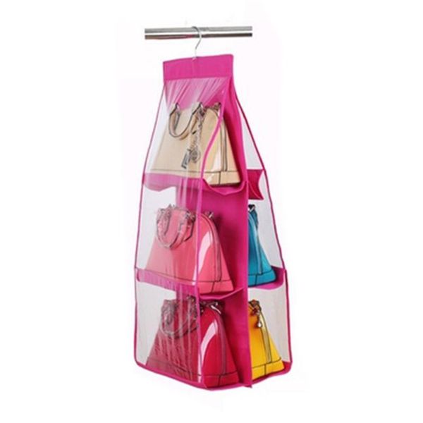 storage bags dual side 6 pockets hanging bag purse handbag tote organizer closet rack hangers
storage bags dual side 6 pockets hanging bag purse handbag tote organizer closet rack hangers