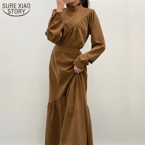 korea irregular ruffled waist straps women dress long sleeve high pleated vestido female 12802 210508, Black;gray
korea irregular ruffled waist straps women dress long sleeve high pleated vestido female 12802 210508, Black;gray