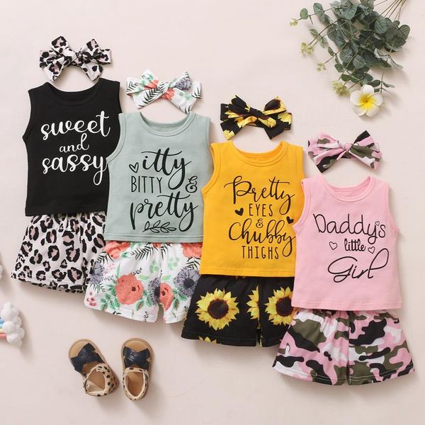 born baby girl summer clothes set fashion letter print for girls outfits floral shorts headband infant clothing sets, White
born baby girl summer clothes set fashion letter print for girls outfits floral shorts headband infant clothing sets, White