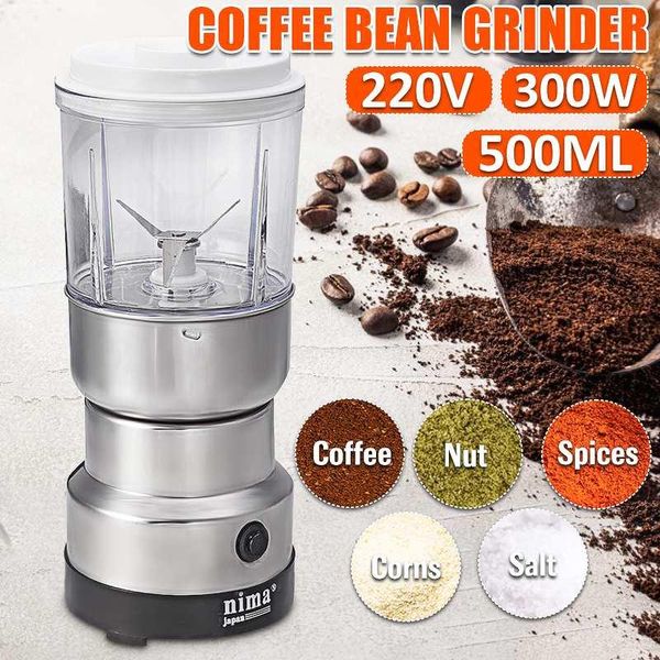 electric coffee grinders 300w 500ml bean grinder blenders blender stainless steel nut home machine kitchen tool portable
electric coffee grinders 300w 500ml bean grinder blenders blender stainless steel nut home machine kitchen tool portable