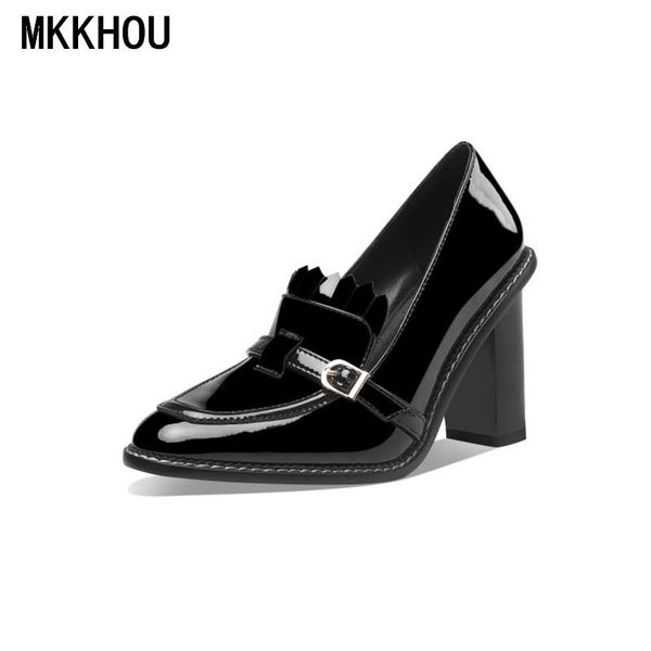 fashion single shoes women summer genuine leather black pumps thick heel 9.5cm high heels commuter large size dress
fashion single shoes women summer genuine leather black pumps thick heel 9.5cm high heels commuter large size dress