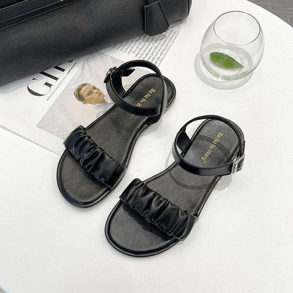 sandals women summer fashion women's 2021 round head comfortable open toe rubber high heel shoes casual, Black
sandals women summer fashion women's 2021 round head comfortable open toe rubber high heel shoes casual, Black