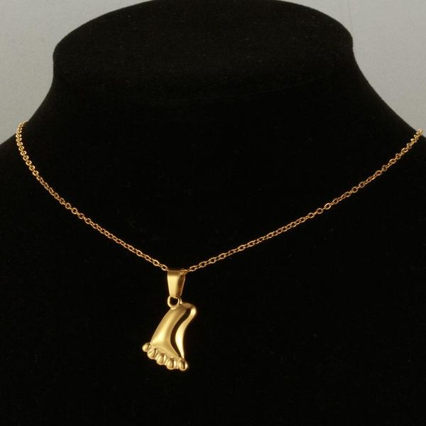 chains necklace female simple 2021 fashion gold foot stainless steel pendant ladies must-have casual style, Silver
chains necklace female simple 2021 fashion gold foot stainless steel pendant ladies must-have casual style, Silver