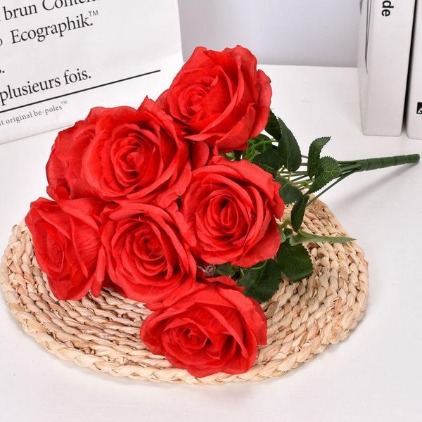 1pc rose artificial flower wedding home decoration bouquet decorations flowers decorative & wreaths
1pc rose artificial flower wedding home decoration bouquet decorations flowers decorative & wreaths