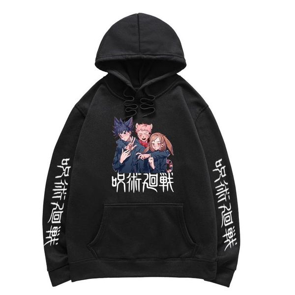 men's hoodies & sweatshirts jujutsu kaisen hoodie men jogging tracksuit autumn winter fleece harajuku streetwear oversized clothing, Black
men's hoodies & sweatshirts jujutsu kaisen hoodie men jogging tracksuit autumn winter fleece harajuku streetwear oversized clothing, Black
