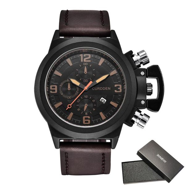 wristwatches mens big brand watches fashion leather calendar business quartz montres de marque luxe relogios masculinos 2021, Slivery;brown
wristwatches mens big brand watches fashion leather calendar business quartz montres de marque luxe relogios masculinos 2021, Slivery;brown