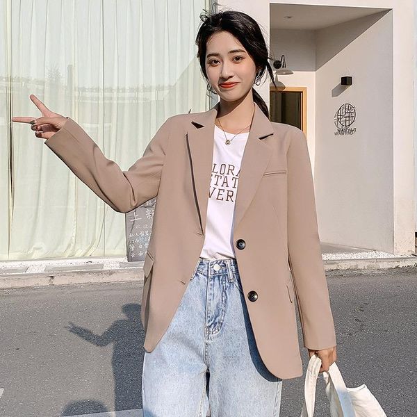 women's suits & blazers solid spring autumn women single breasted notched collar office lady suit jacket long sleeve blazer for female, White;black
women's suits & blazers solid spring autumn women single breasted notched collar office lady suit jacket long sleeve blazer for female, White;black