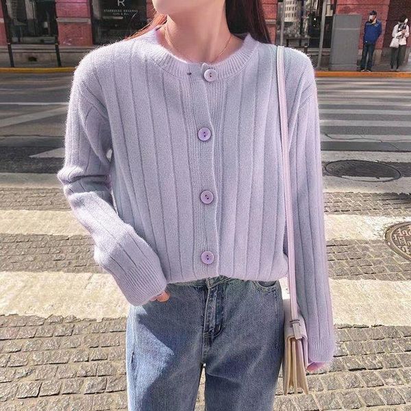 women's knits & tees korea fashion cropped sweater knit brown harajuku cardigan women casual thick warm coat solid color autumn spring, White
women's knits & tees korea fashion cropped sweater knit brown harajuku cardigan women casual thick warm coat solid color autumn spring, White