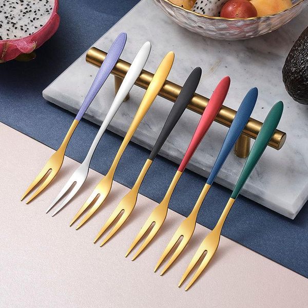 forks 5 pcs/set portable gold fruit fork set for kids cake salad kitchen bento picks stainless steel dessert
forks 5 pcs/set portable gold fruit fork set for kids cake salad kitchen bento picks stainless steel dessert