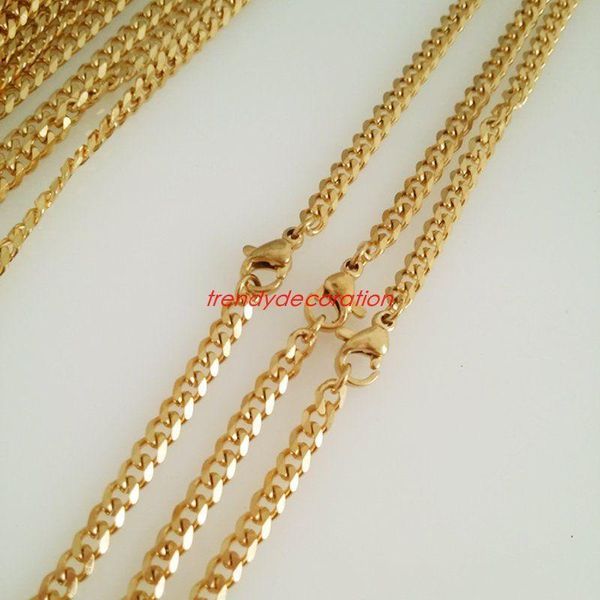 5pcs lot 5mm 18-28'' stainless steel smooth gold curb link chain necklace selling women men jewelry chains, Silver
5pcs lot 5mm 18-28'' stainless steel smooth gold curb link chain necklace selling women men jewelry chains, Silver