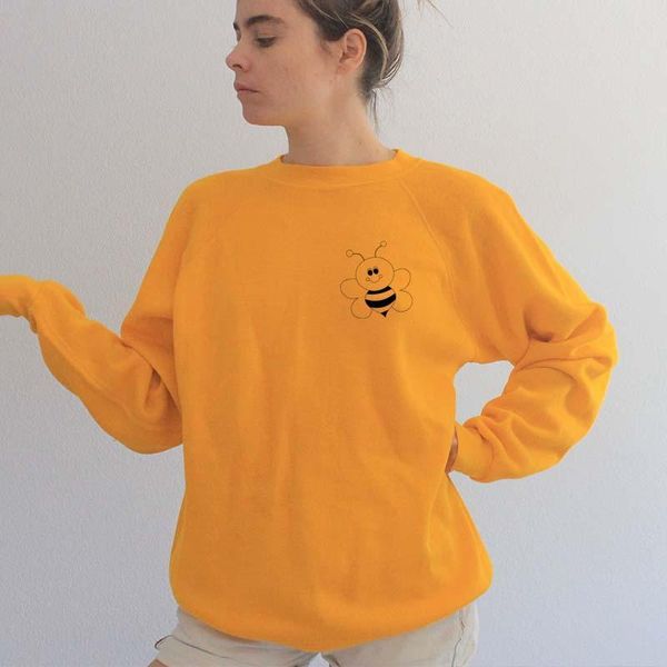 women's hoodies & sweatshirts bees pocket graphic sweatshirt women clothes harajuku kawaii casual pullovers 2021 fall girls outfits dro, Black
women's hoodies & sweatshirts bees pocket graphic sweatshirt women clothes harajuku kawaii casual pullovers 2021 fall girls outfits dro, Black