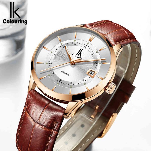 i colouring business series automatic clock for men leather band mechanical car date waterproof male relogios, Slivery;brown
i colouring business series automatic clock for men leather band mechanical car date waterproof male relogios, Slivery;brown