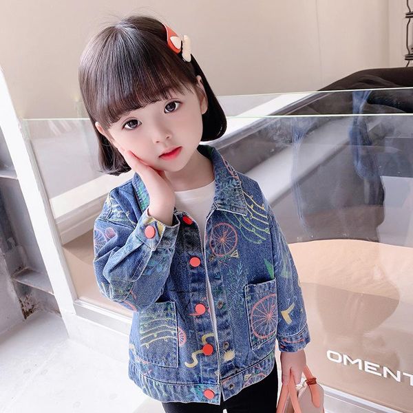 jackets menoea baby girls denim 2021 fashion graffiti coats children's casual clothing autumn fall cool outerwear kids 1-6 years, Blue;gray
jackets menoea baby girls denim 2021 fashion graffiti coats children's casual clothing autumn fall cool outerwear kids 1-6 years, Blue;gray