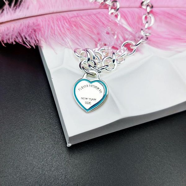 chains 1:1 s925 sterling silver dirty braid lobster clasp necklace women border color heart shaped tag high end party jewelry gift
chains 1:1 s925 sterling silver dirty braid lobster clasp necklace women border color heart shaped tag high end party jewelry gift