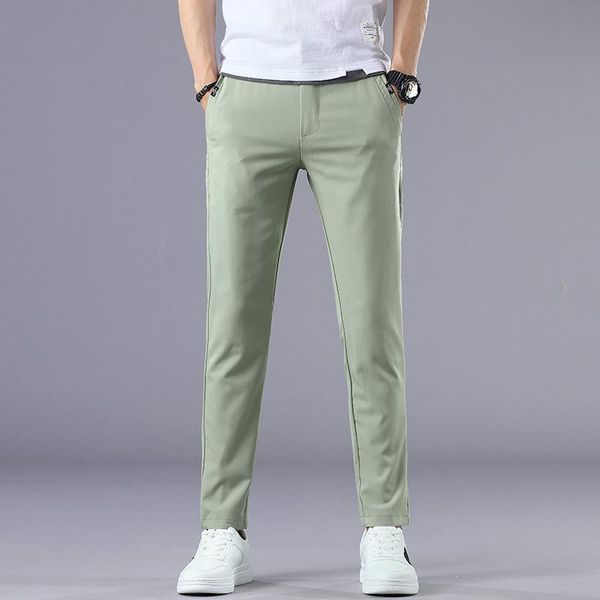 men's pants 2021 spring summer classic elastic thin casual mens business dress slim fit jogger stretch long trousers male, Black
men's pants 2021 spring summer classic elastic thin casual mens business dress slim fit jogger stretch long trousers male, Black