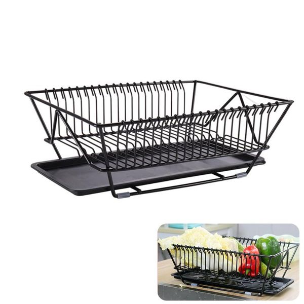hooks & rails multifunctional tableware storage rack dishes drain holder iron steel dish drying kitchen organizer draining
hooks & rails multifunctional tableware storage rack dishes drain holder iron steel dish drying kitchen organizer draining