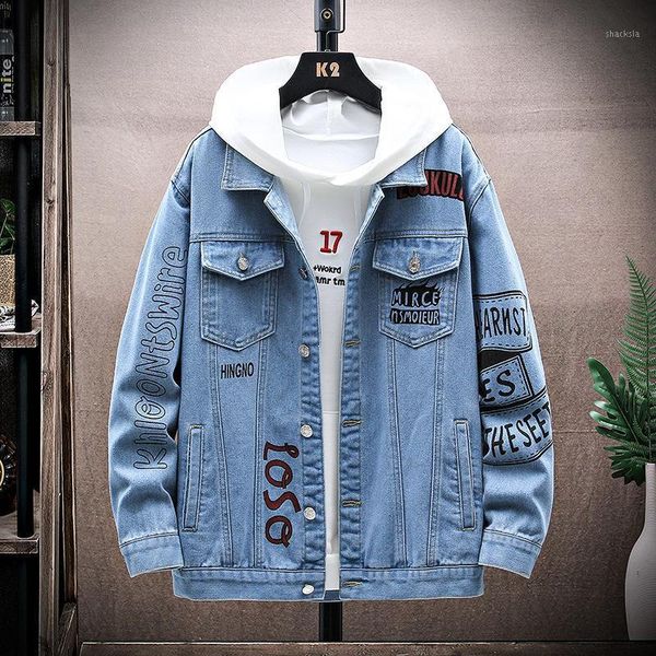 men's jackets denim jacket 2021 autumn and winter trend season tooling youth, Black;brown
men's jackets denim jacket 2021 autumn and winter trend season tooling youth, Black;brown