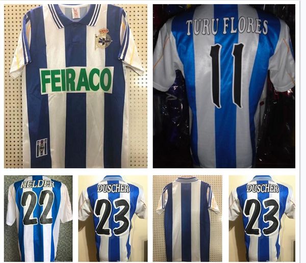 #11 turu flores 1999 2000 retro soccer jersey deportivo de la coruna vintage football shirt #9 pauleta #7 makaay fernando camisa de futebol, Black;yellow
#11 turu flores 1999 2000 retro soccer jersey deportivo de la coruna vintage football shirt #9 pauleta #7 makaay fernando camisa de futebol, Black;yellow