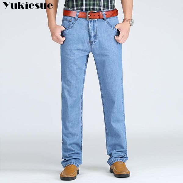 summer men's thin light jeans business casual stretch slim denim blue trousers male brand pants plus size
summer men's thin light jeans business casual stretch slim denim blue trousers male brand pants plus size