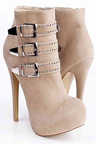 boots womens short boots spring and autumn thin ankle fourcolor metal buckle highheeled waterproof platform pure manual, Black
boots womens short boots spring and autumn thin ankle fourcolor metal buckle highheeled waterproof platform pure manual, Black