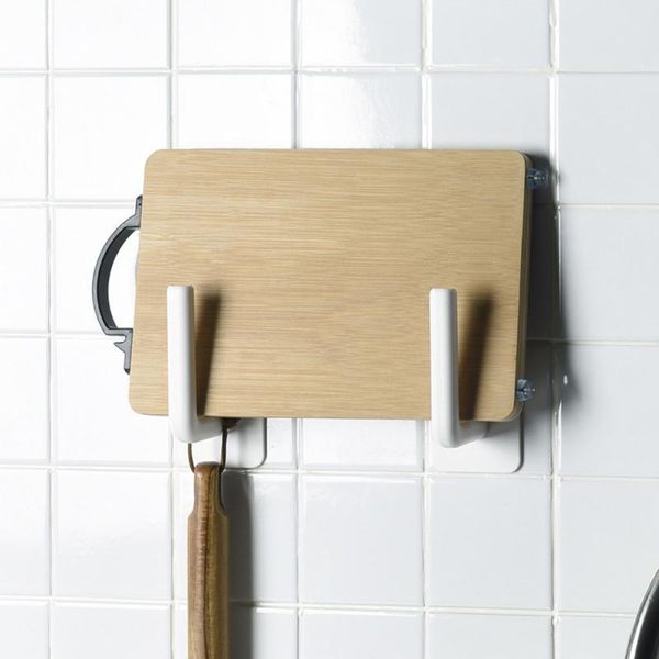 hooks & rails 2pcs/set kitchen bathroom seamless stickers storage rack multi-function household wall punch-pot lid holders
hooks & rails 2pcs/set kitchen bathroom seamless stickers storage rack multi-function household wall punch-pot lid holders