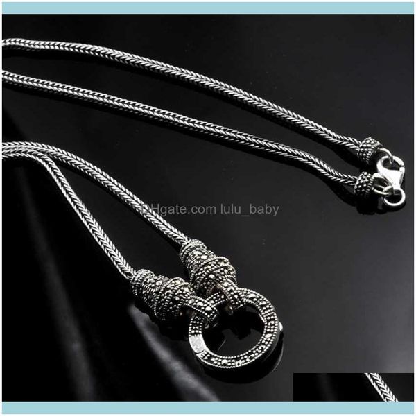 necklaces & pendants jewelryreal long chain retro women s925 sterling marcasite stone pendant thai sier necklace jewelry drop delivery 2021, Silver
necklaces & pendants jewelryreal long chain retro women s925 sterling marcasite stone pendant thai sier necklace jewelry drop delivery 2021, Silver