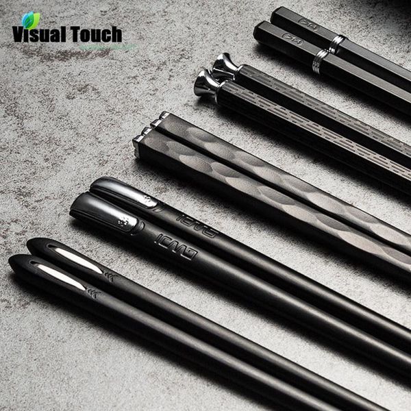 chopsticks visual touch 5pairs/set iron alloy non-slip home el restaurant portable healthy stick for sushi
chopsticks visual touch 5pairs/set iron alloy non-slip home el restaurant portable healthy stick for sushi