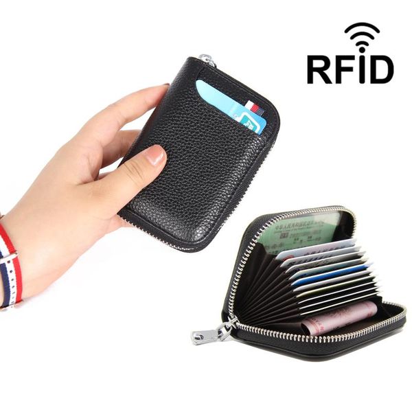 card holders rfid men's genuine leather business id wallets fashion travel money coin purse handbag, Brown;gray
card holders rfid men's genuine leather business id wallets fashion travel money coin purse handbag, Brown;gray