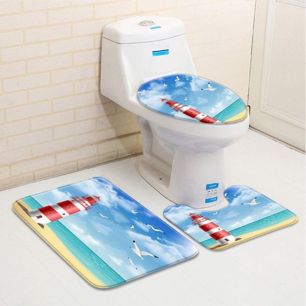lighthouse bathroom mat ocean scenery blue sky seagull bath decor flannel bathtub toilet carpet non-slip rug 3pcs/set mats
lighthouse bathroom mat ocean scenery blue sky seagull bath decor flannel bathtub toilet carpet non-slip rug 3pcs/set mats